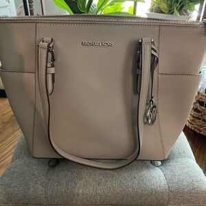 Michael Kors Taupe Tote Bag